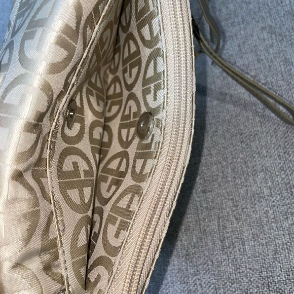 Giani Bernini Canvas Leather Trim Wristlet - Picture 8 of 12